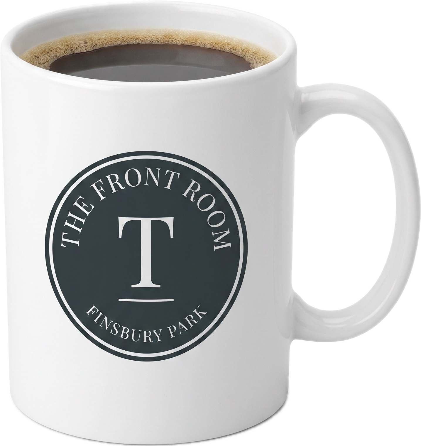 full English breakfast and coffee at The Front Room